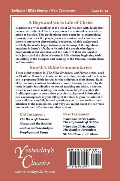 Produktbild: A Boys and Girls Life of Christ (Yesterday's Classics)