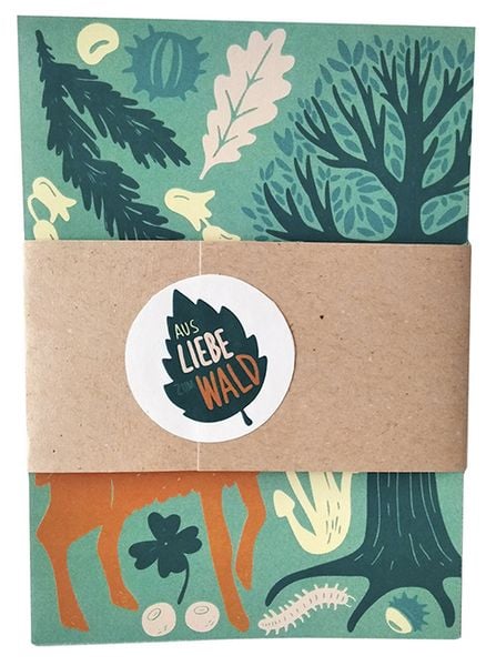 Produktbild: Postkartenset - Aus Liebe zum Wald