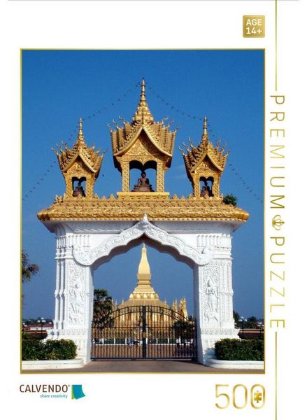 CALVENDO Puzzle Vientiane, Laos | 500 Teile Lege-Größe 48 × 36 cm Foto-Puzzle für Erwachsene