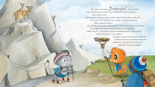 Produktbild: Die kleine Spinne Widerlich - Abenteuer in den Bergen (Band 10)