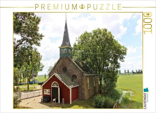 Produktbild: CALVENDO Puzzle Kapelle in Allingawier | 1000 Teile Lege-Gr&ouml;&szlig;e 64x48cm Foto-Puzzle f&uuml;r gl&uuml;ckliche Stunden