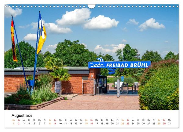 Produktbild: Die Hufeisengemeinde Br&uuml;hl (Wandkalender 2026 DIN A3 quer), CALVENDO Monatskalender