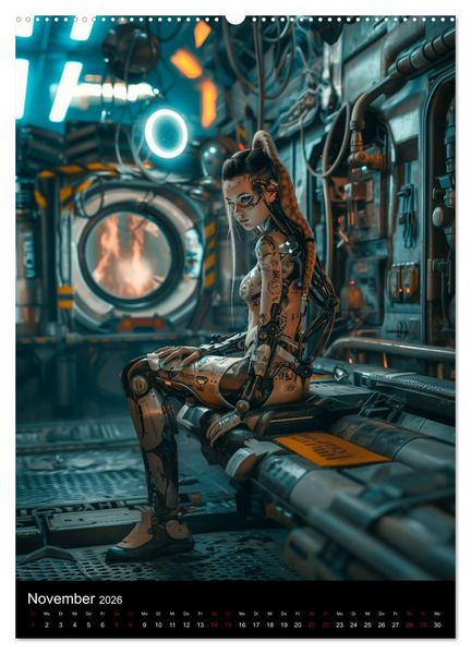 Produktbild: CYBER SISTERS (hochwertiger Premium Wandkalender 2026 DIN A2 hoch), Kunstdruck in Hochglanz