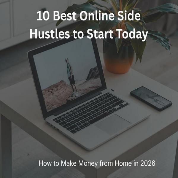 Produktbild: 10 Best Online Side Hustles to Start Today: How to Make Money from Home in 2026