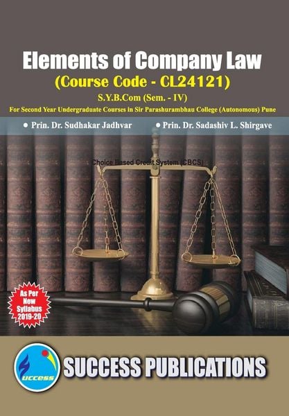 Produktbild: Elements of Company Law(S.Y.B.Com,S.P. College,Sem.-IV)