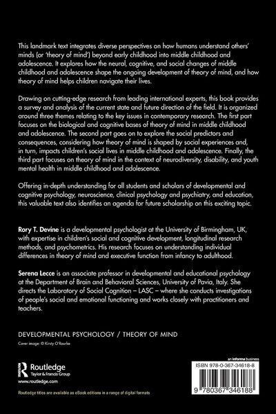 Produktbild: Theory of Mind in Middle Childhood and Adolescence