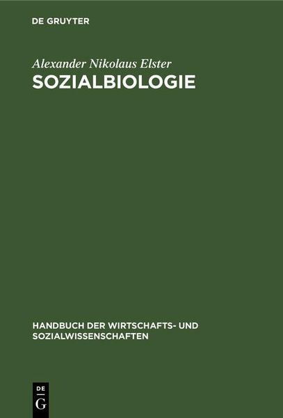 Produktbild: Sozialbiologie