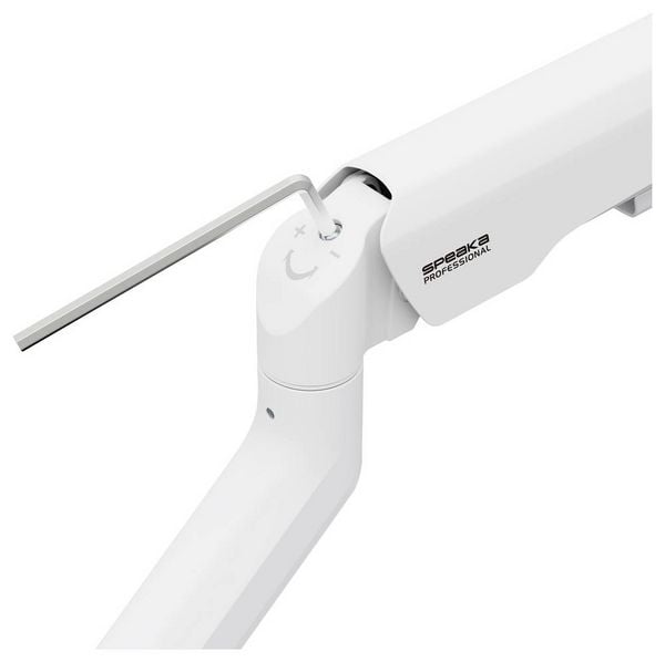 Produktbild: SpeaKa Professional SP-MM-1030 Monitor-Tischhalterung 1 Display(s) 43,2 cm (17") - 101,6 cm (40") Wei&szlig; H&ouml;henverstellbar, Neigbar, Schwenkbar