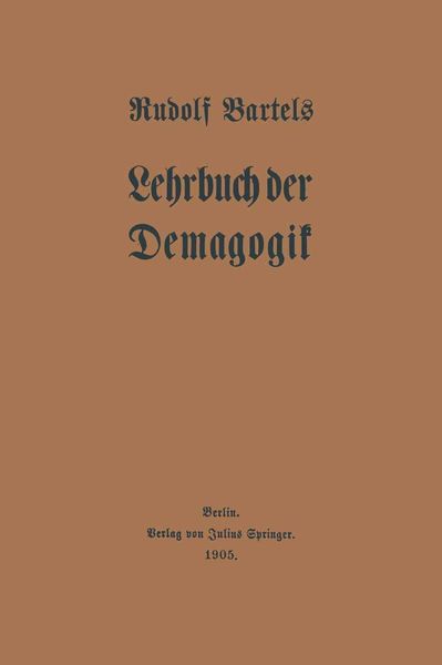 Produktbild: Lehrbuch der Demagogik