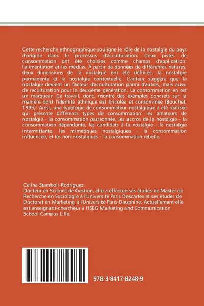 Produktbild: Les influences de la nostalgie sur l'acculturation et la consommation