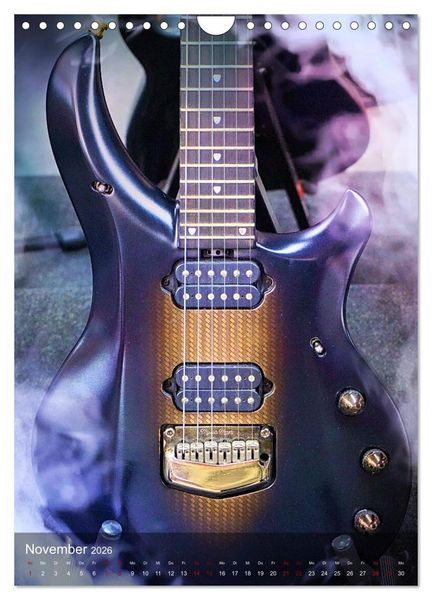 Produktbild: Magische Gitarren (Wandkalender 2026 DIN A4 hoch), CALVENDO Monatskalender