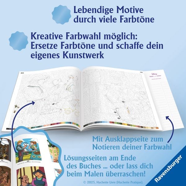 Produktbild: Disney - Malen nach Zahlen: Love Stories
