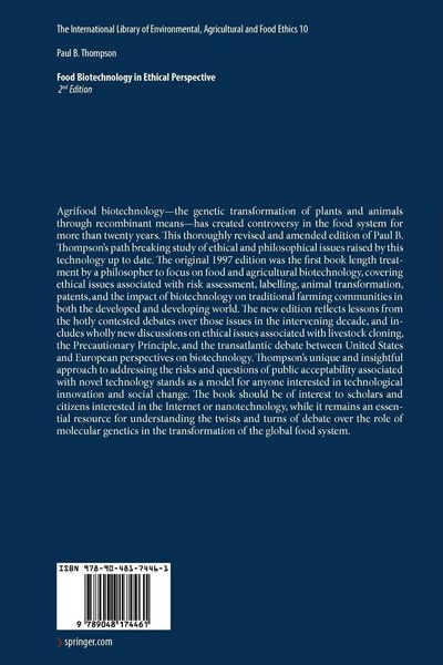 Produktbild: Food Biotechnology in Ethical Perspective