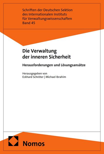 Produktbild: Die Verwaltung der inneren Sicherheit