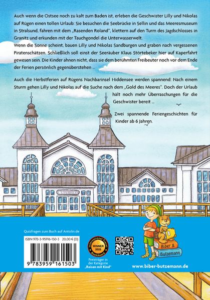 Produktbild: Abenteuer auf R&uuml;gen und Schatzsuche auf Hiddensee - Zwei Lilly und Nikolas-Geschichten in einem Band