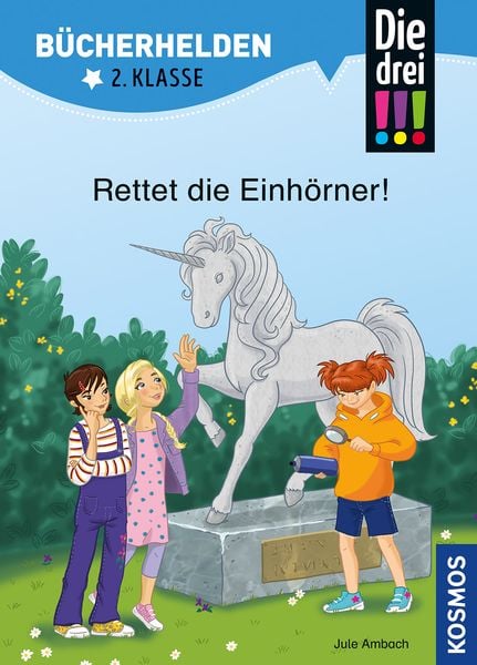 Produktbild: Die drei !!!, B&uuml;cherhelden 2. Klasse, Rettet die Einh&ouml;rner!