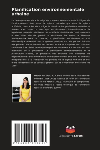 Produktbild: Planification environnementale urbaine