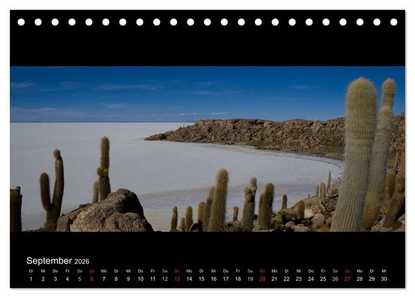 Produktbild: Peru & Bolivien - Land der Inka (Tischkalender 2026 DIN A5 quer), CALVENDO Monatskalender