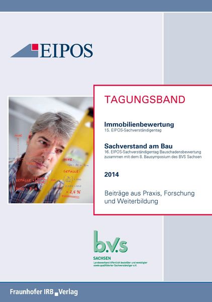 Produktbild: Tagungsband der EIPOS-Sachverst&auml;ndigentage Immobilienbewertung und Sachverstand am Bau 2014.