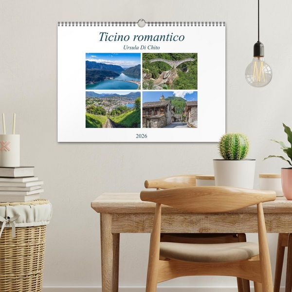 Produktbild: Ticino romantico (Wandkalender 2026 DIN A3 quer), CALVENDO Monatskalender