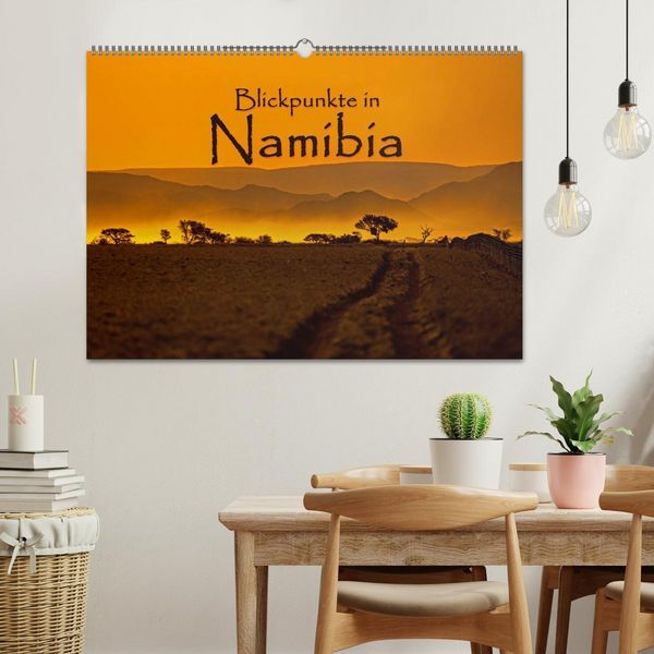 Produktbild: Blickpunkte in Namibia (Wandkalender 2026 DIN A2 quer), CALVENDO Monatskalender