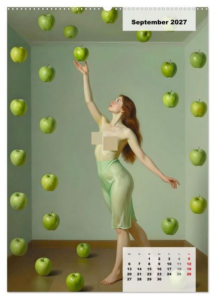 Produktbild: Entbl&ouml;&szlig;te Epochen &ndash; Surrealismus (hochwertiger Premium Wandkalender 2027 DIN A2 hoch), Kunstdruck in Hochglanz