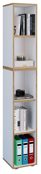 Produktbild: Holz B&uuml;ro Regal B&uuml;cher Ordner Salia 5fach B. 30 cm