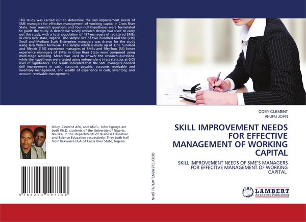 Produktbild: Skill Improvement Needs For Effective Management Of Working Capital