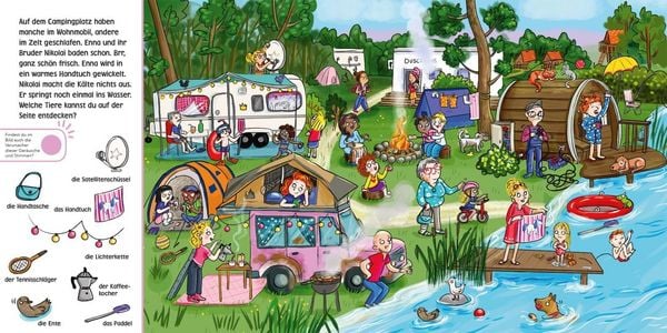 Produktbild: H&ouml;r mal (Soundbuch): Wimmelbuch: Wir machen Urlaub