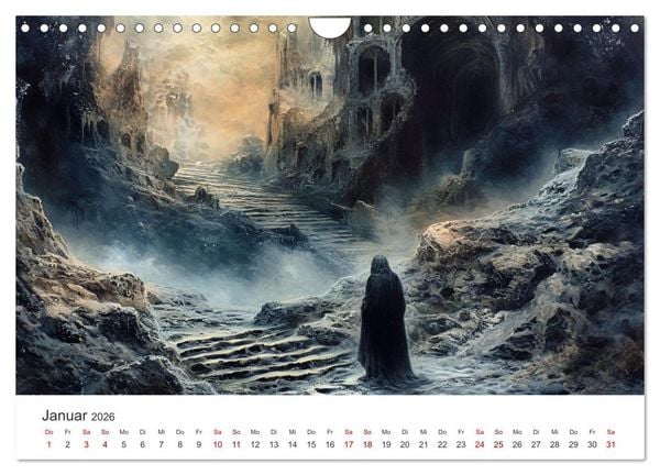 Produktbild: Das Reich der fl&uuml;sternden Schatten (Wandkalender 2026 DIN A4 quer), CALVENDO Monatskalender