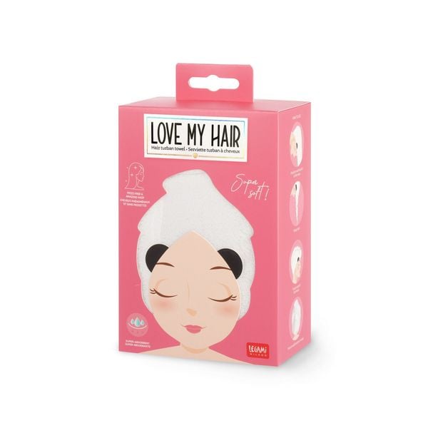 Produktbild: Legami Handtuch f&uuml;r die Haare - Panda
