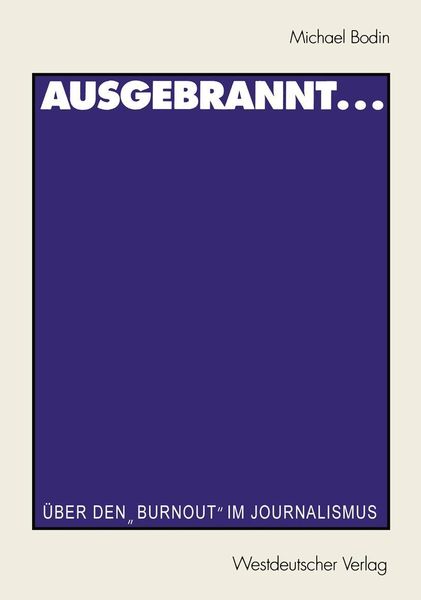 Produktbild: Ausgebrannt...