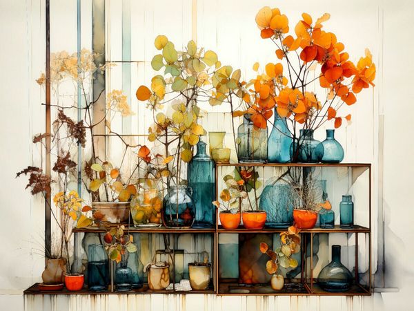 Produktbild: CALVENDO Puzzle Blumenkunst | 1000 Teile Lege-Gr&ouml;&szlig;e 64x48cm Foto-Puzzle f&uuml;r gl&uuml;ckliche Stunden
