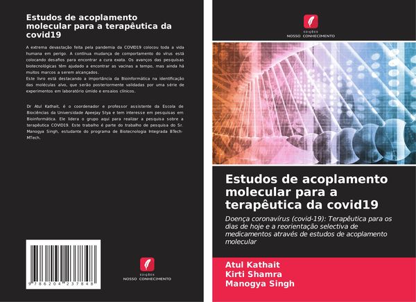 Produktbild: Estudos de acoplamento molecular para a terap&ecirc;utica da covid19