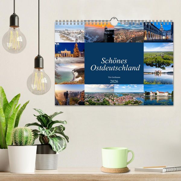 Produktbild: Sch&ouml;nes Ostdeutschland (Wandkalender 2026 DIN A4 quer), CALVENDO Monatskalender