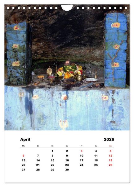Produktbild: In Kerala (Wandkalender 2026 DIN A4 hoch), CALVENDO Monatskalender