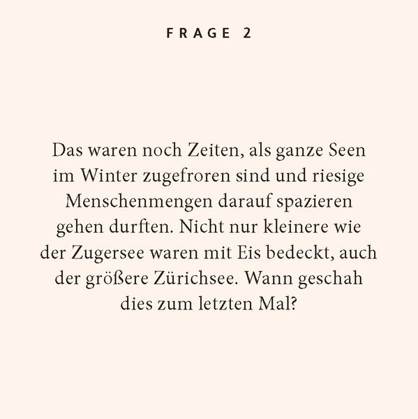 Produktbild: Zürich-Quiz