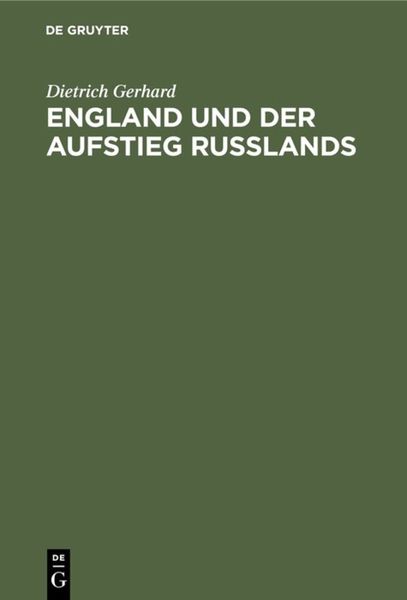 Produktbild: England und der Aufstieg Russlands