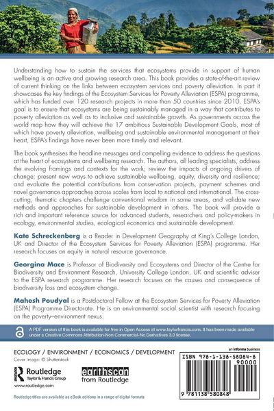 Produktbild: Ecosystem Services and Poverty Alleviation (OPEN ACCESS)