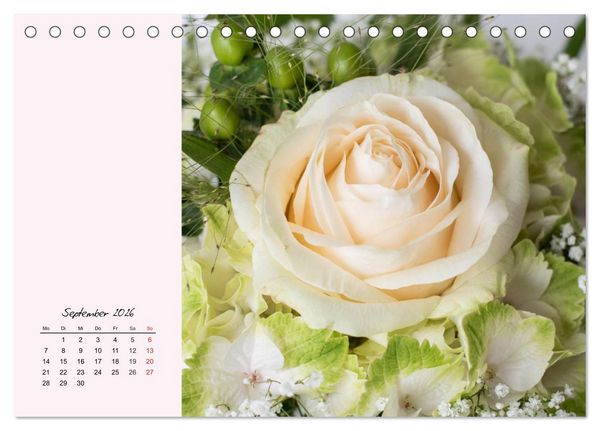 Produktbild: Rosen. Charmante und edle K&ouml;niginnen (Tischkalender 2026 DIN A5 quer), CALVENDO Monatskalender