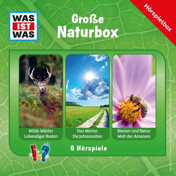 Produktbild: WAS IST WAS H&ouml;rspielbox: Gro&szlig;e Naturbox