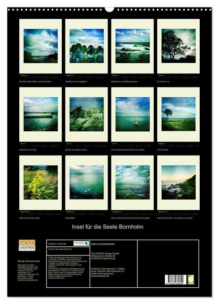 Produktbild: Insel f&uuml;r die Seele Bornholm (Wandkalender 2027 DIN A2 hoch), CALVENDO Monatskalender
