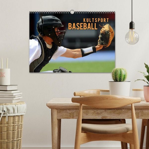 Produktbild: Kultsport Baseball (Wandkalender 2026 DIN A3 quer), CALVENDO Monatskalender