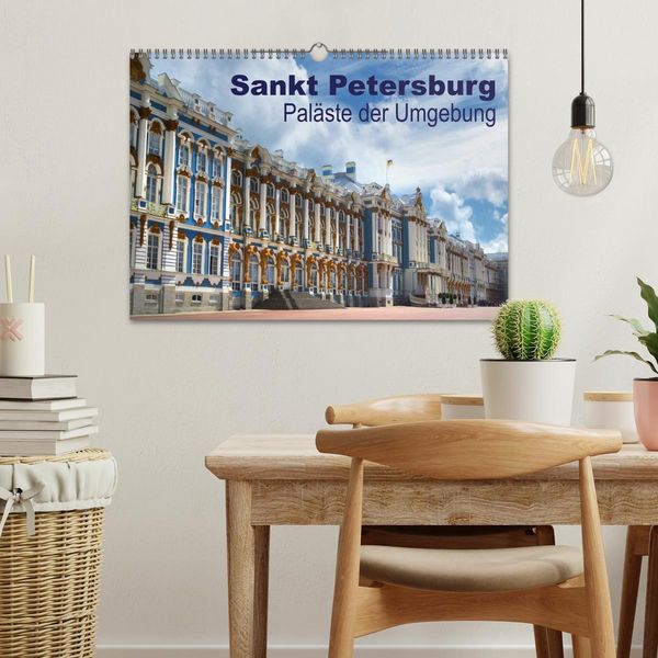 Produktbild: Sankt Petersburg - Pal&auml;ste der Umgebung (Wandkalender 2026 DIN A3 quer), CALVENDO Monatskalender