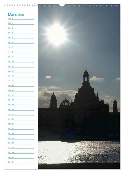 Produktbild: Frauenkirche Dresden (Wandkalender 2026 DIN A2 hoch), CALVENDO Monatskalender
