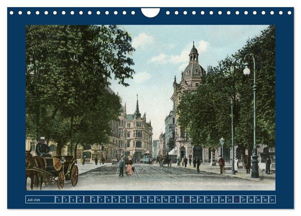 Produktbild: Historisches Bremen an der Weser von 1888 bis 1918 (Wandkalender 2026 DIN A4 quer), CALVENDO Monatskalender