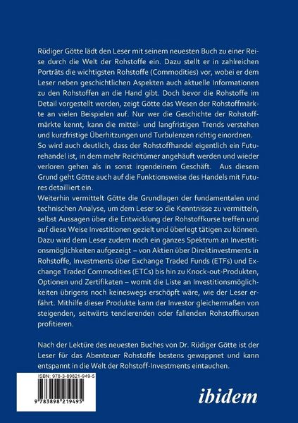 Produktbild: Der Wegweiser zum erfolgreichen Investment in Rohstoffe