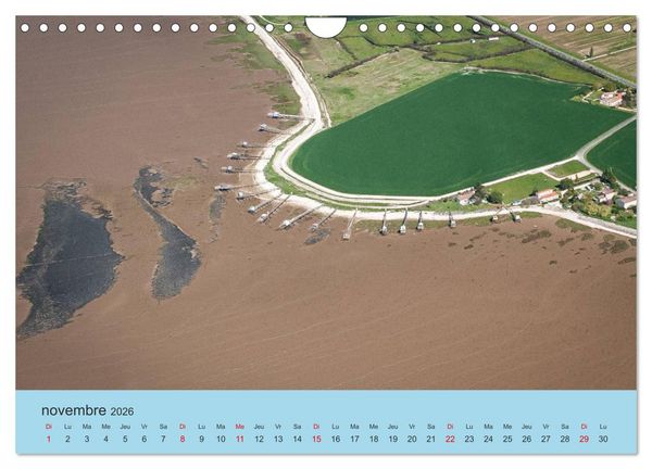 Produktbild: La Charente Maritime, des paysages entre terre et mer (Calendrier mural 2026 DIN A4 vertical), CALVENDO calendrier mensuel