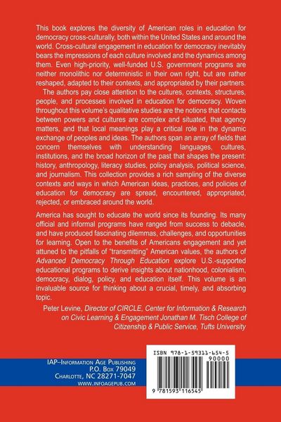 Produktbild: Advancing Democracy Through Education? U.S. Influence Abroad and Domestic Practices (PB)