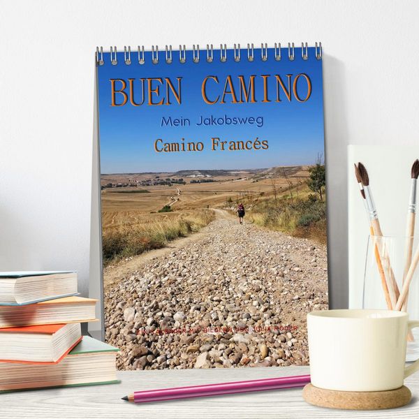 Produktbild: Buen Camino - Mein Jakobsweg - Camino Franc&eacute;s (Tischkalender 2026 DIN A5 hoch), CALVENDO Monatskalender